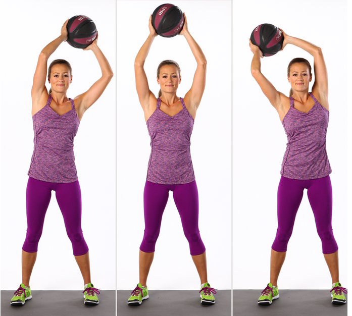 Overhead Circles With Medicine Ball | inKin Fitness Blog